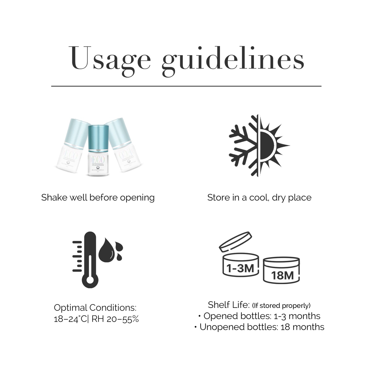 Eco Prime Line Eyelash Extension Adhesive