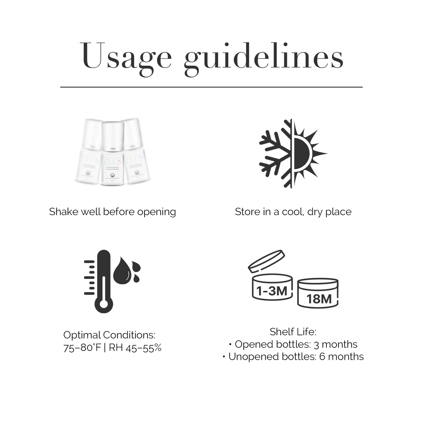 Prime Line Eyelash Extension Adhesive