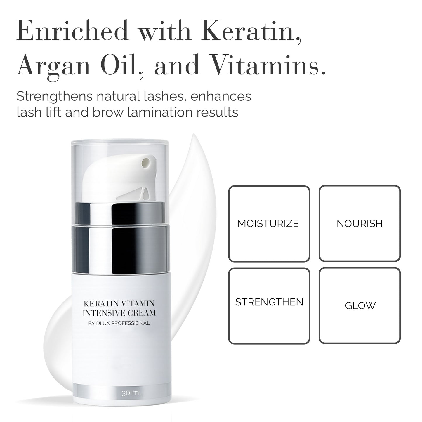 Keratin Vitamin C Cream for Lash Lifting