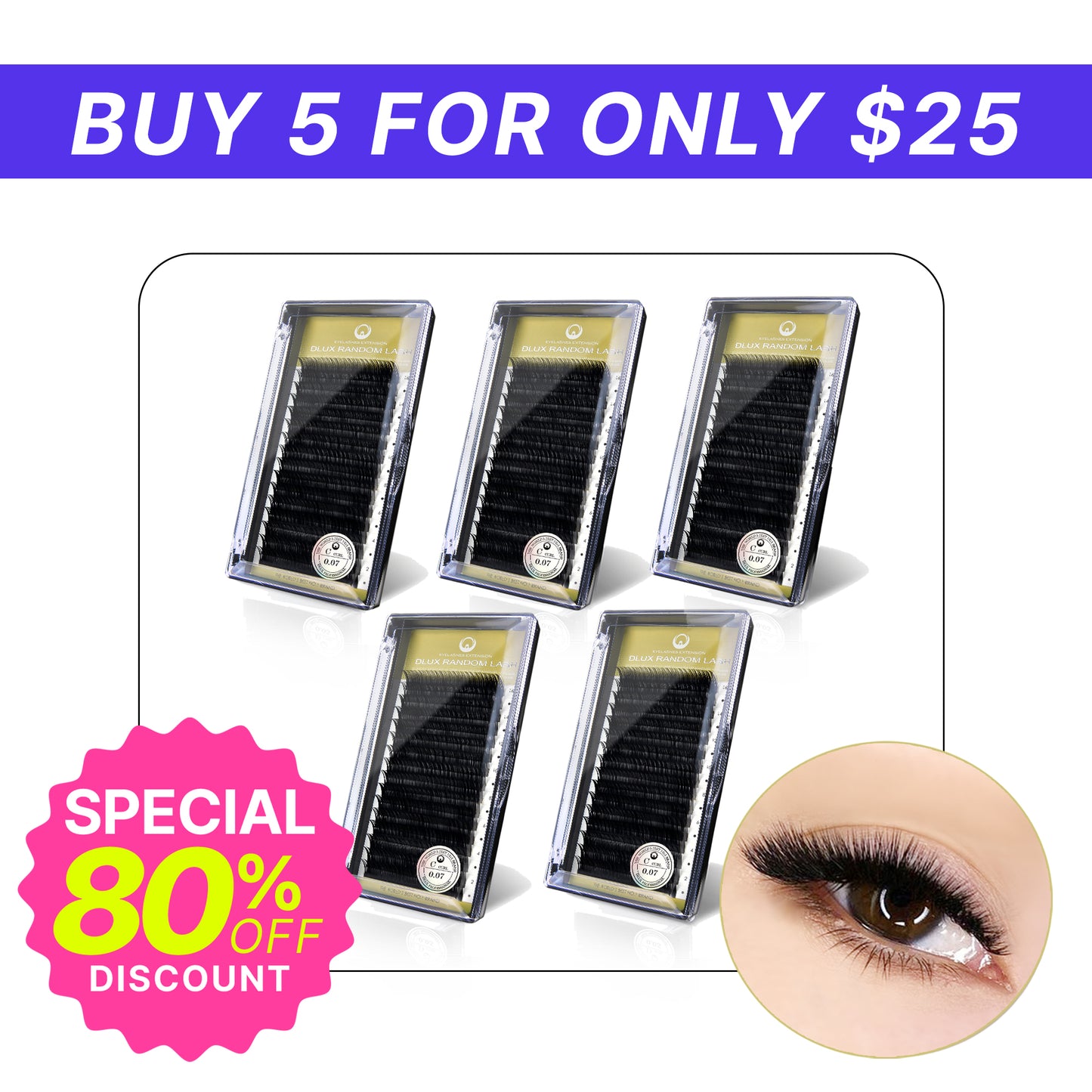 Dlux Random Eyelash