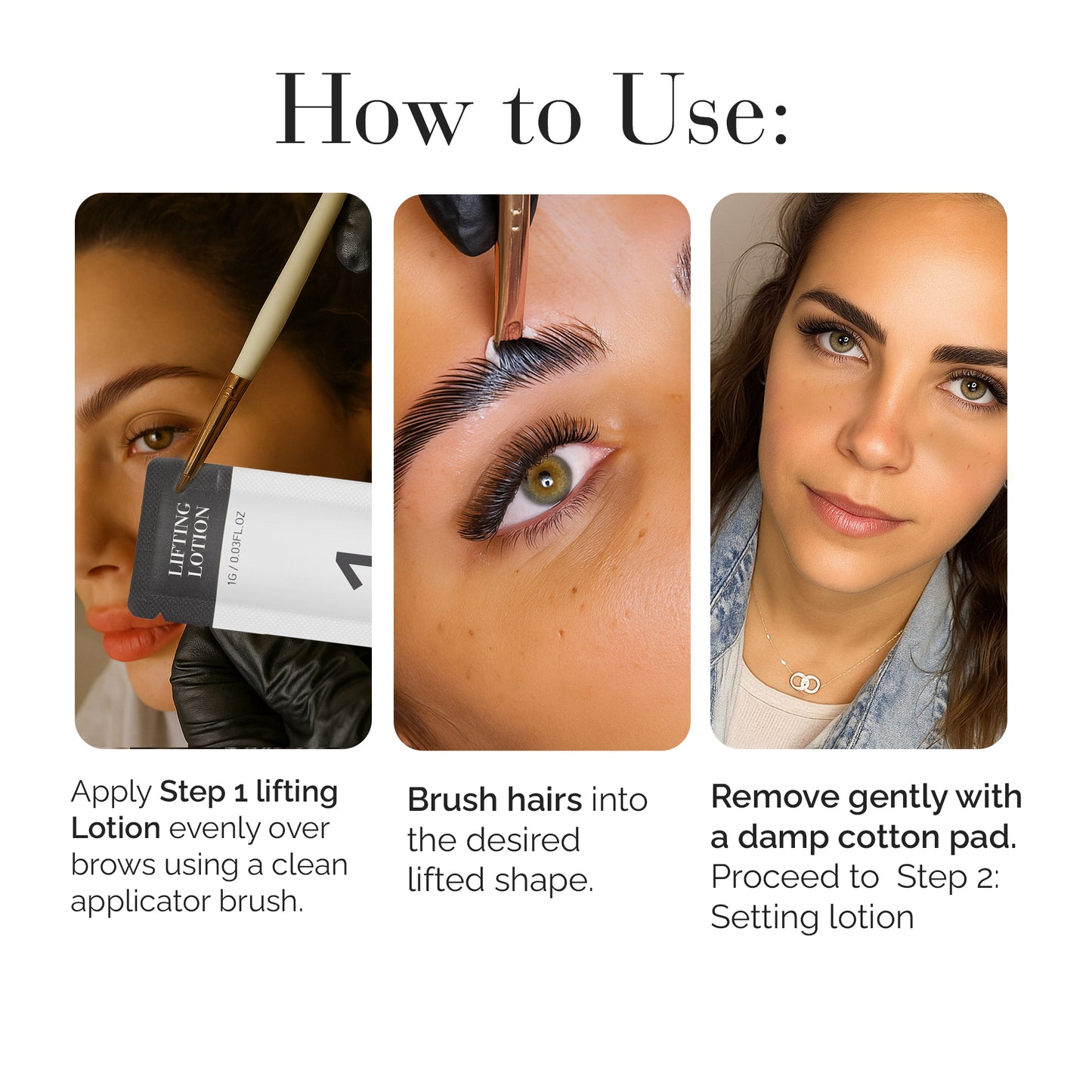 Brow Lamination Lotion Sachets