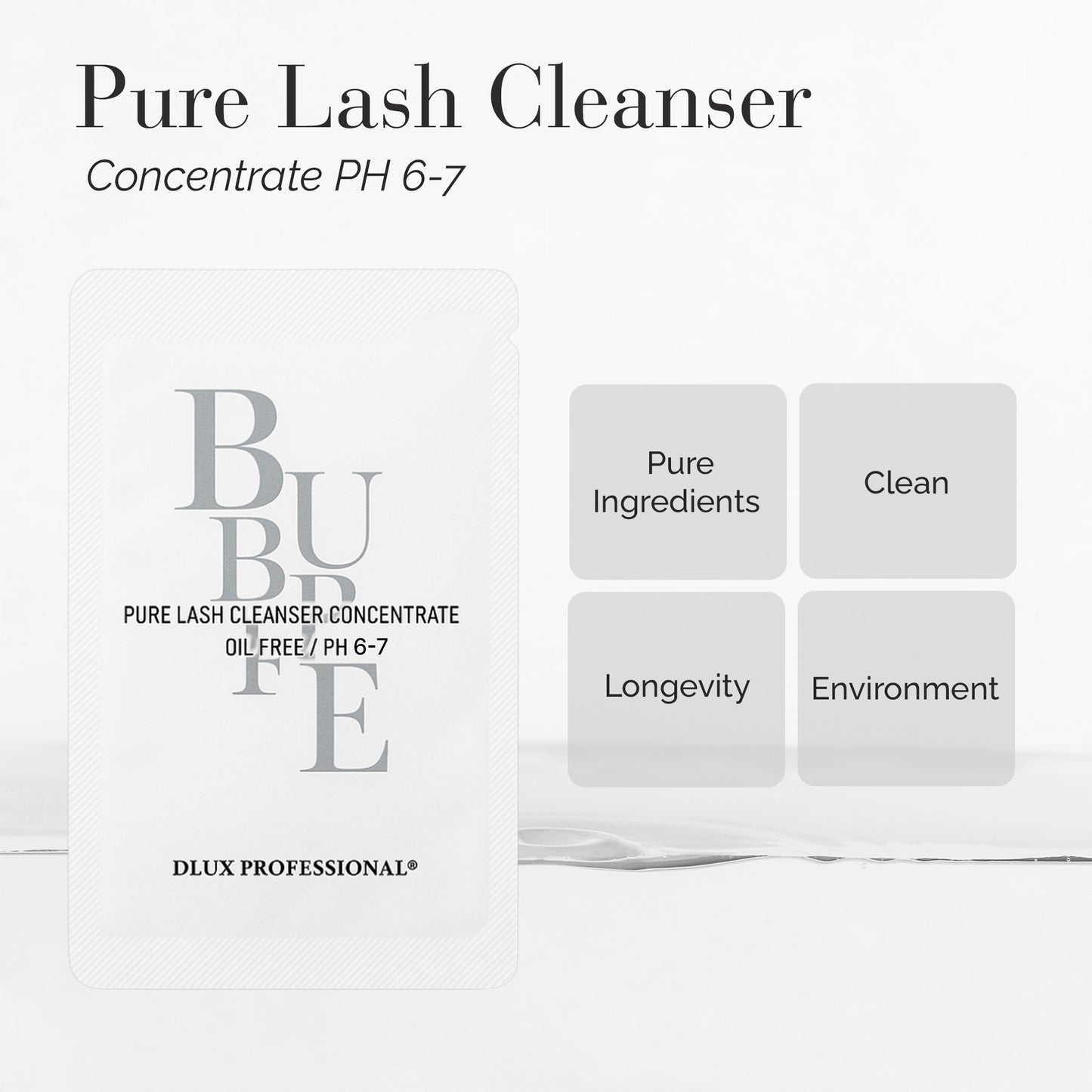 Lash Cleanser Sachet-Type