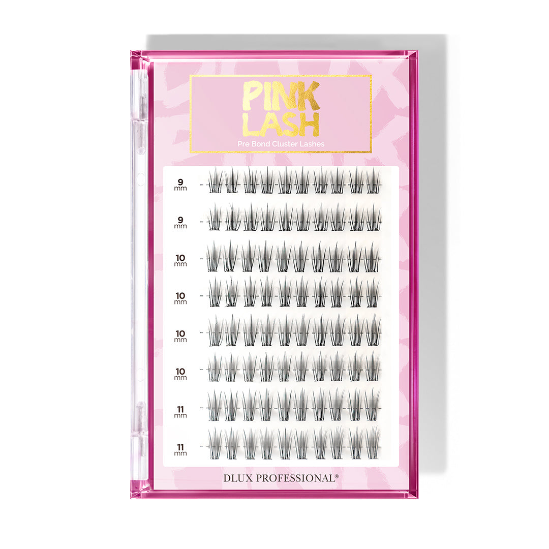 Glue-less Pink Lash Cluster