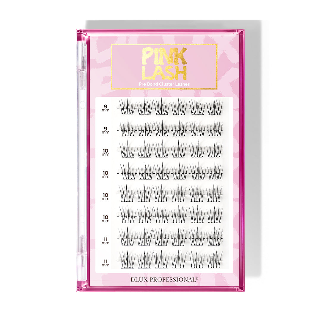 Glue-less Pink Lash Cluster