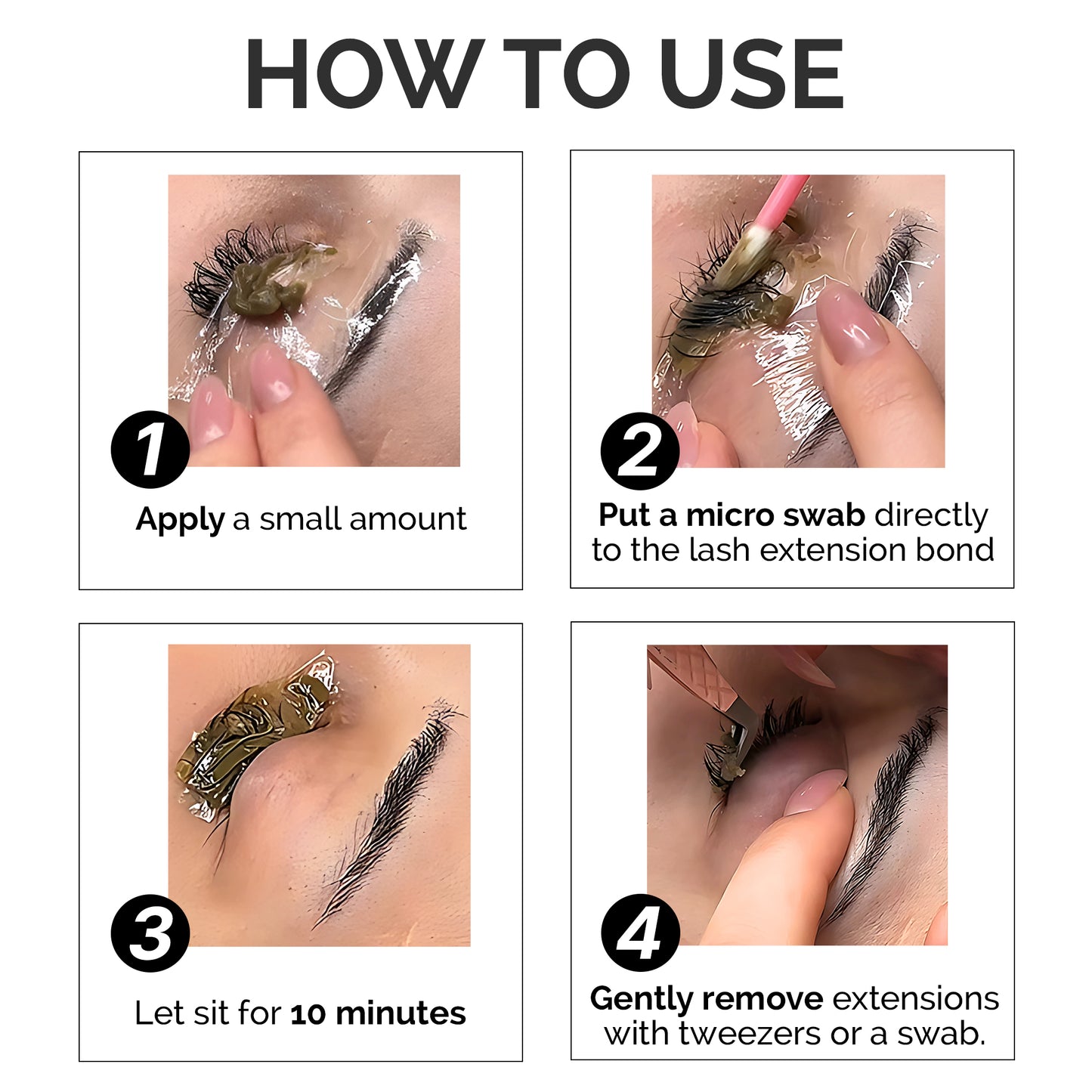 Eyelash Extensions Cream Glue Remover