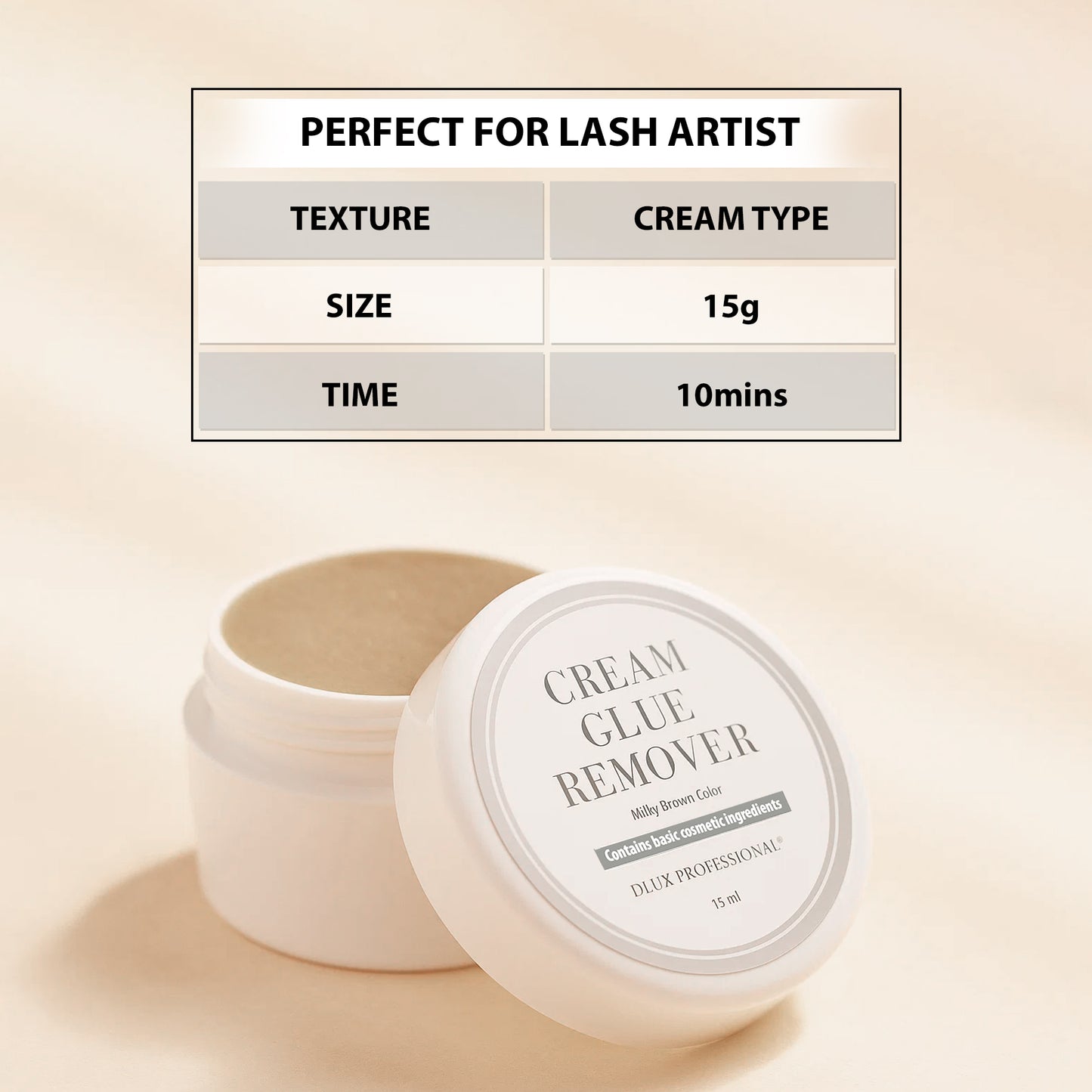 Eyelash Extensions Cream Glue Remover