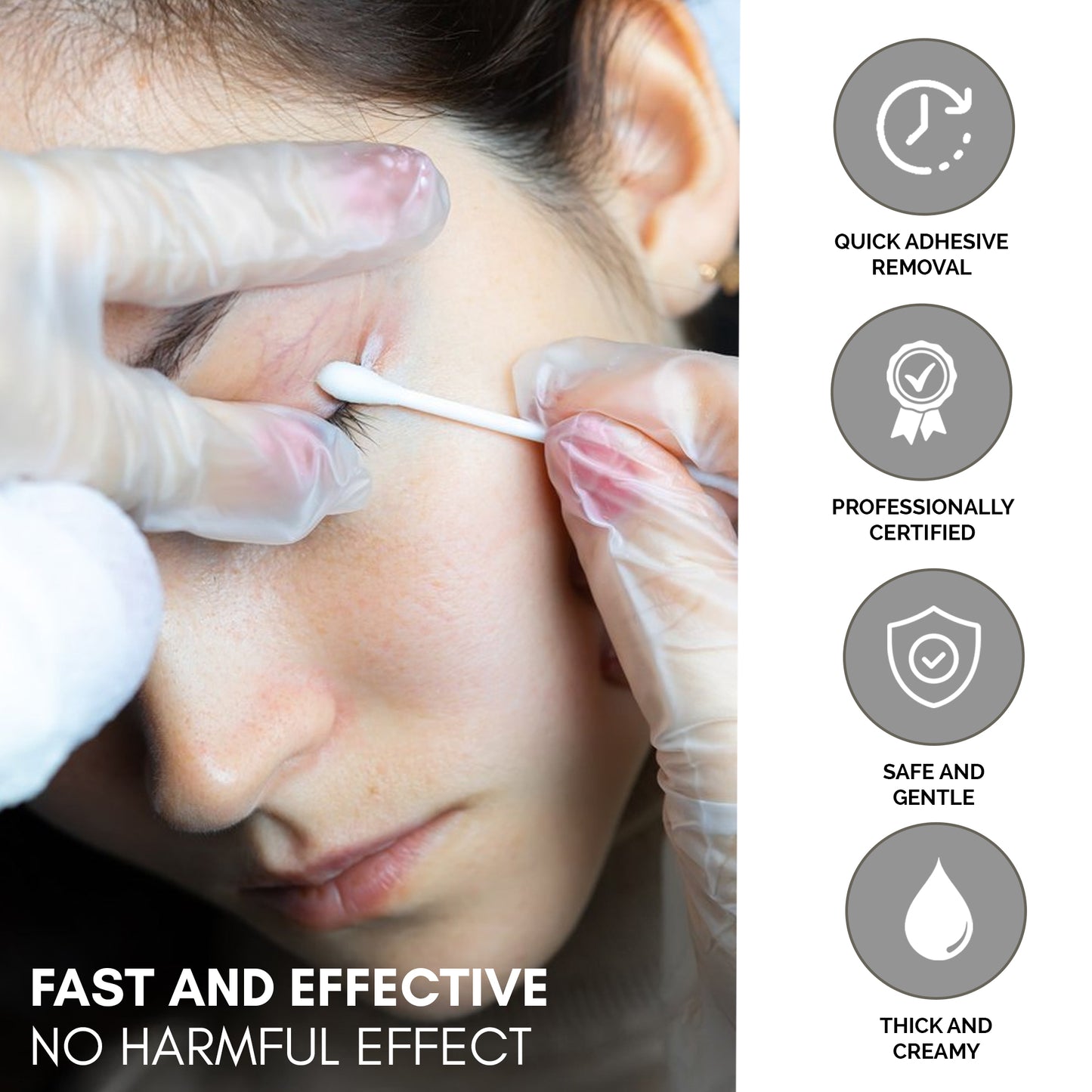 Eyelash Extensions Cream Glue Remover
