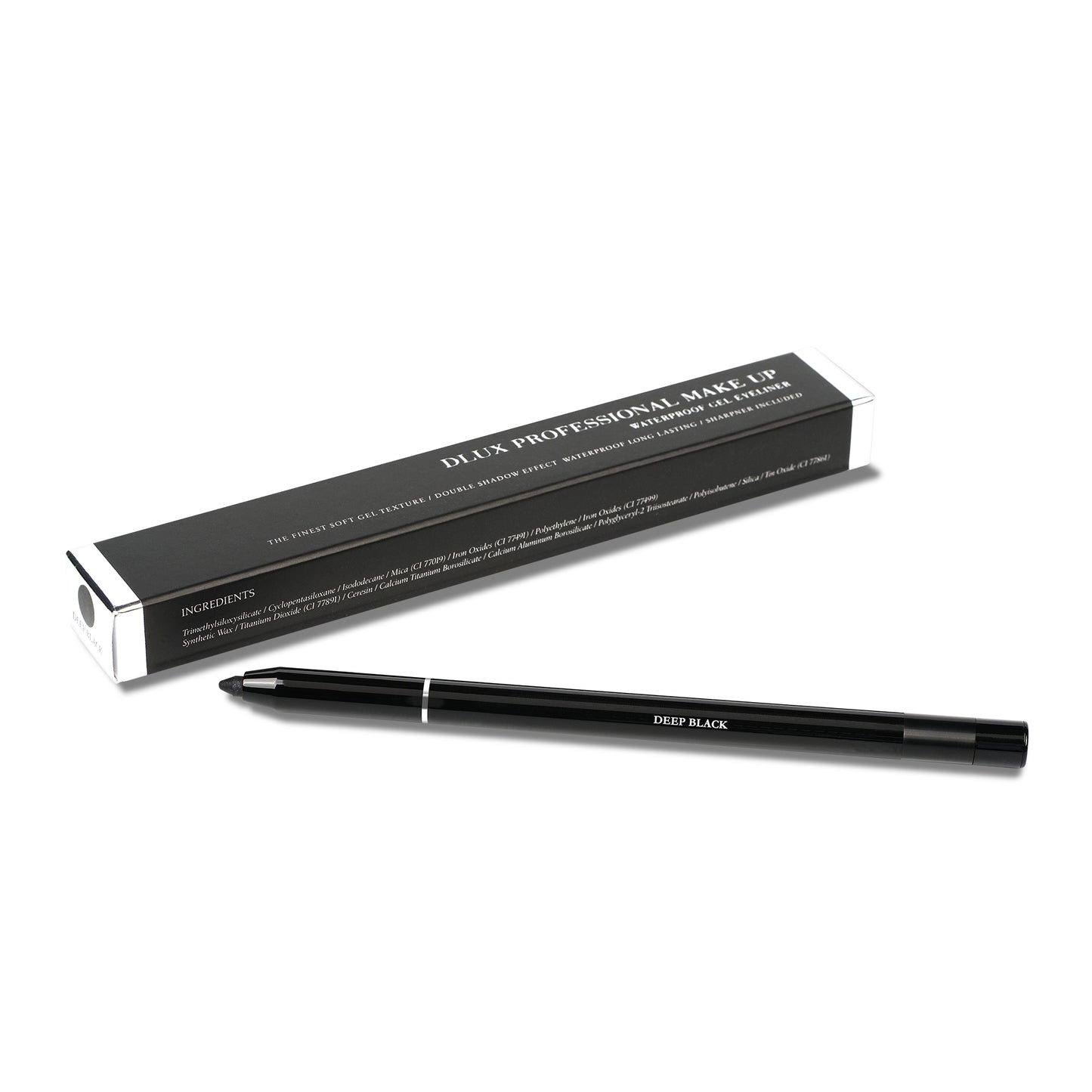 Dlux Make Up Pro Gel Liners - Deep Black