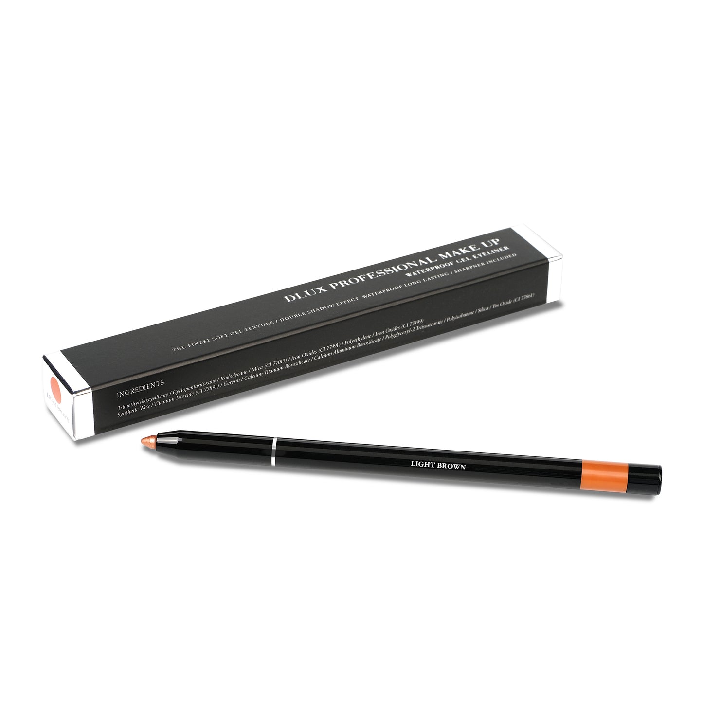 Dlux Make Up Pro Gel liners - Light Brown