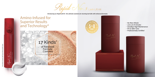 Rapid No.5 Lash Lift Kit: Advanced Packaging and Improved Formula for Premium Results