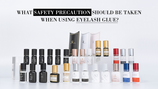 What Safety Precautions Should Be Taken When Using Eyelash Extension Glue?