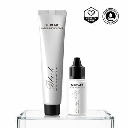 Korean Lash & Brow Black Tint & Lash Developer