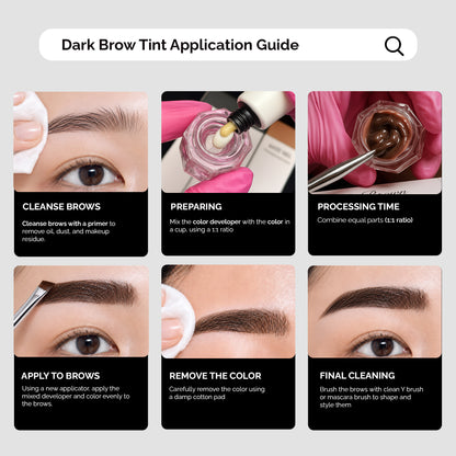 Korean Lash and Brow Art Brown Tint