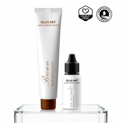 Korean Lash & Brow Brown Tint & Lash Developer