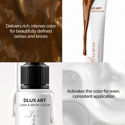 Korean Lash & Brow Brown Tint & Lash Developer