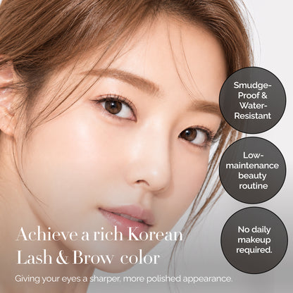 Korean Lash & Brow Brown Tint Bundle with Magic essence