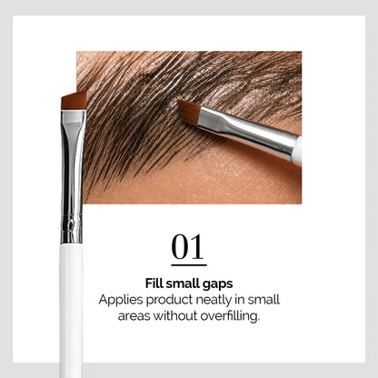 Professional Magnetic Brush No.3 - for Eyebrow Tint/Henna and White Paste Application / 5MM Oblique Tip