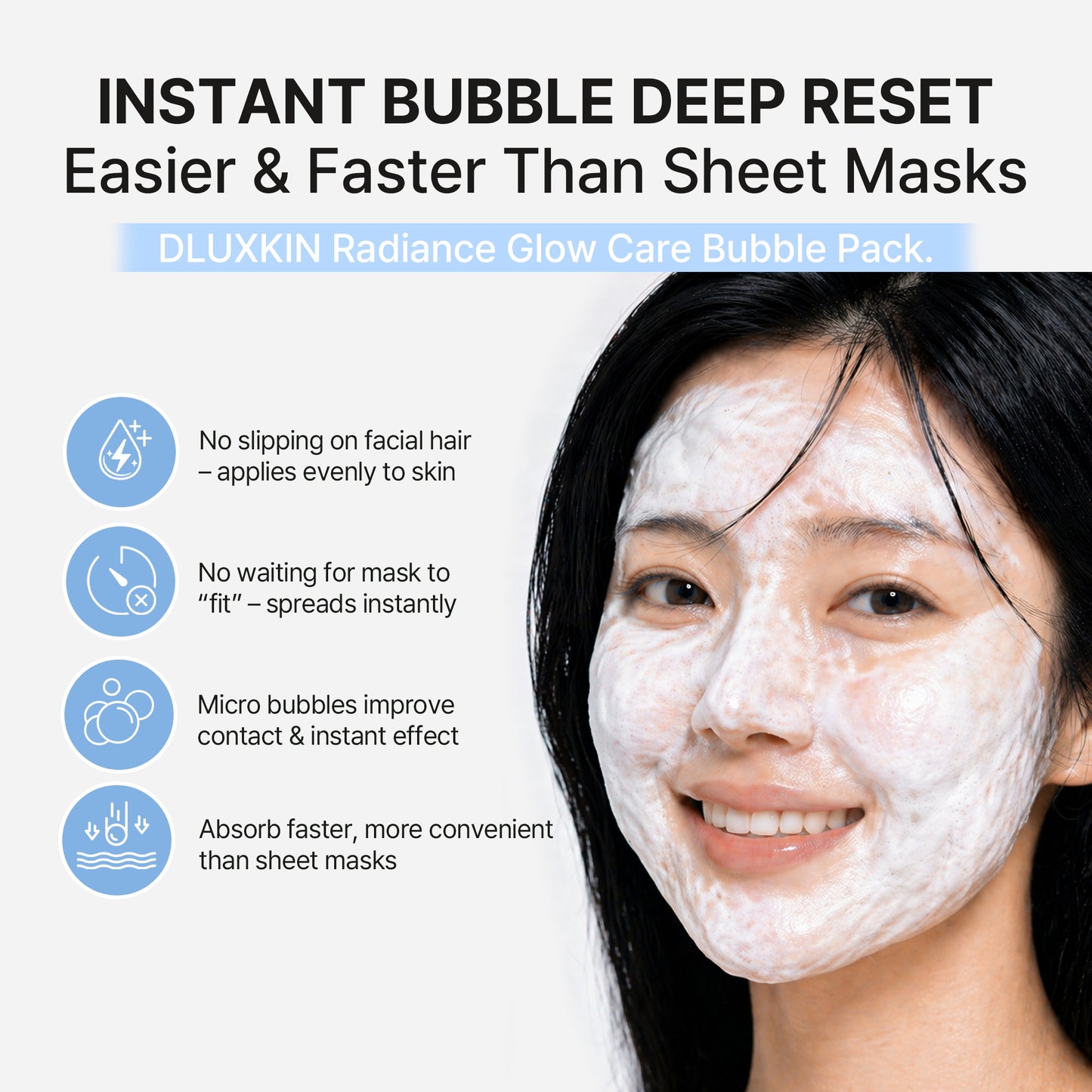 Dluxkin Repair Booster Bubble Mask Pack