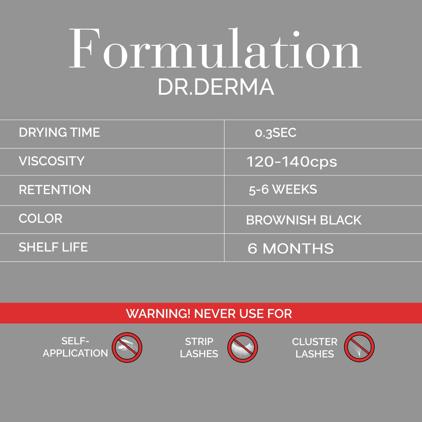Korean Extension Dr. Derma Adhesive