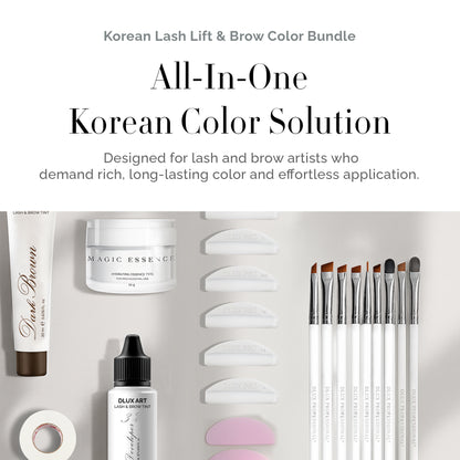 Korean Lash Lift and Brows Tint Bundle
