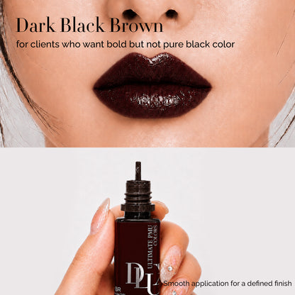 Ultimate PMU Colors (For Eyebrow : Dark Black Brown)