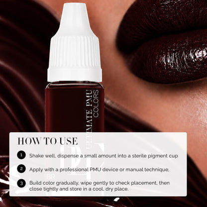 Ultimate PMU Colors (For Eyebrow : Dark Black Brown)