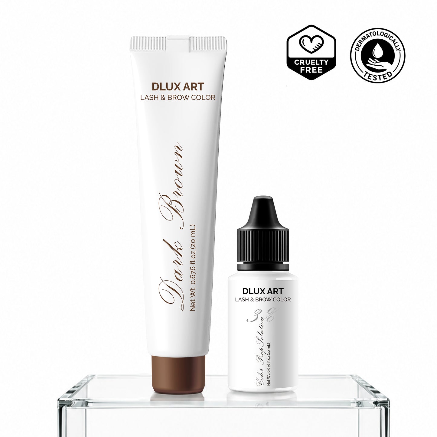 Korean Lash & Brow Dark Brown Tint & Lash Developer