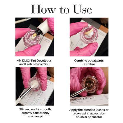 Dlux Lash and Brow Art Tint Developer