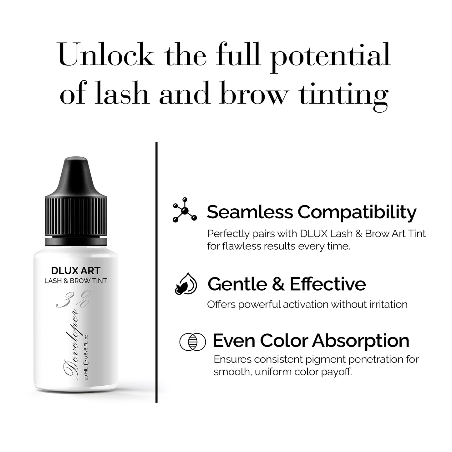 Dlux Lash and Brow Art Tint Developer