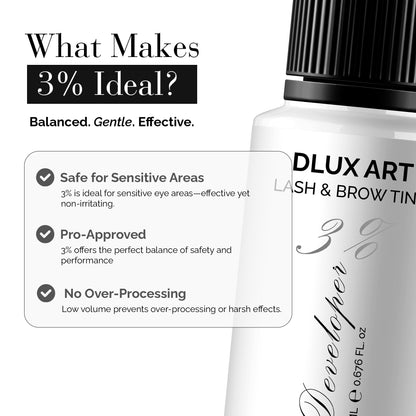 Dlux Lash and Brow Art Tint Developer