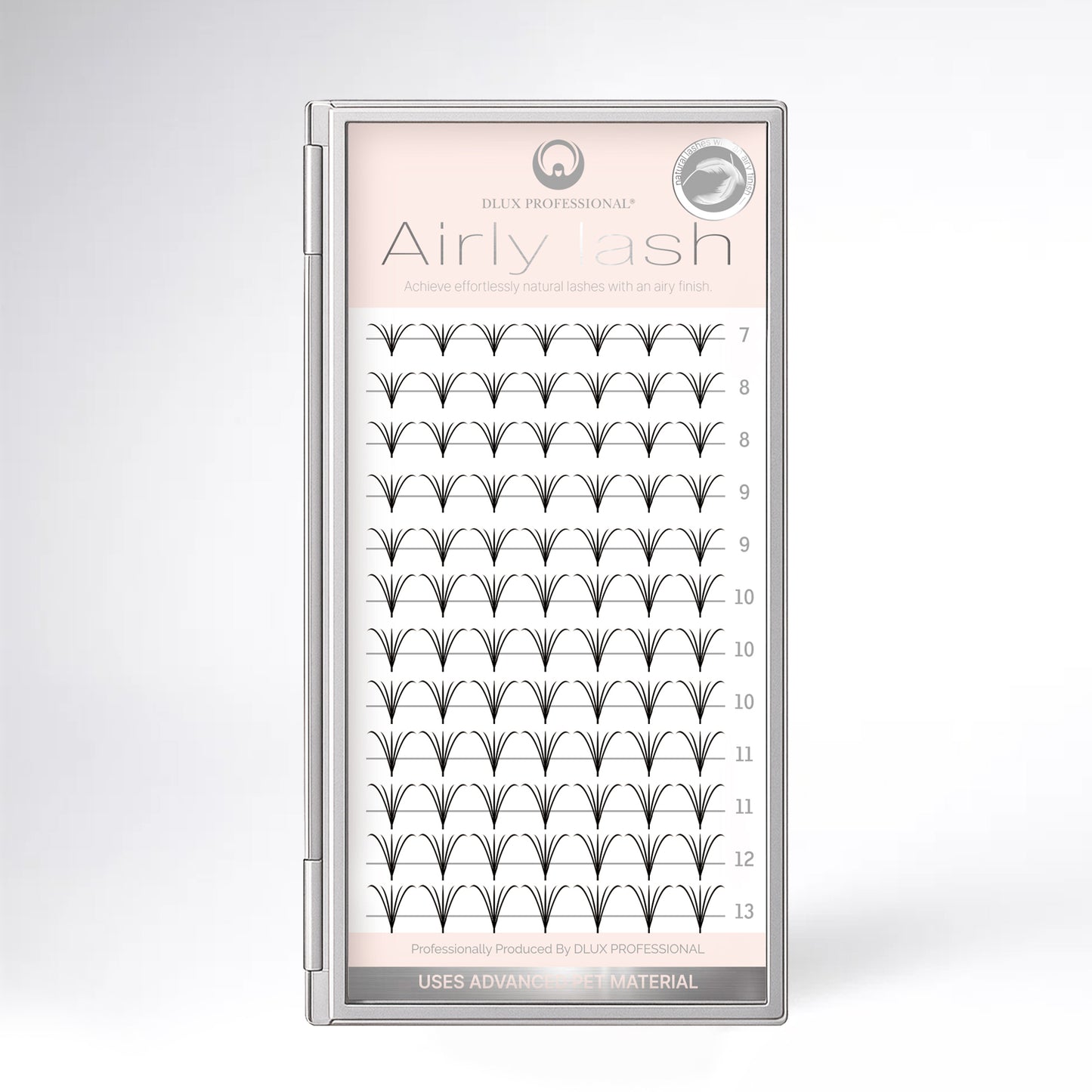 Airly Lash – PET Pre-Made Volume Fans (12 Lines)