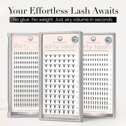 Airly Lash – PET Pre-Made Volume Fans (12 Lines)