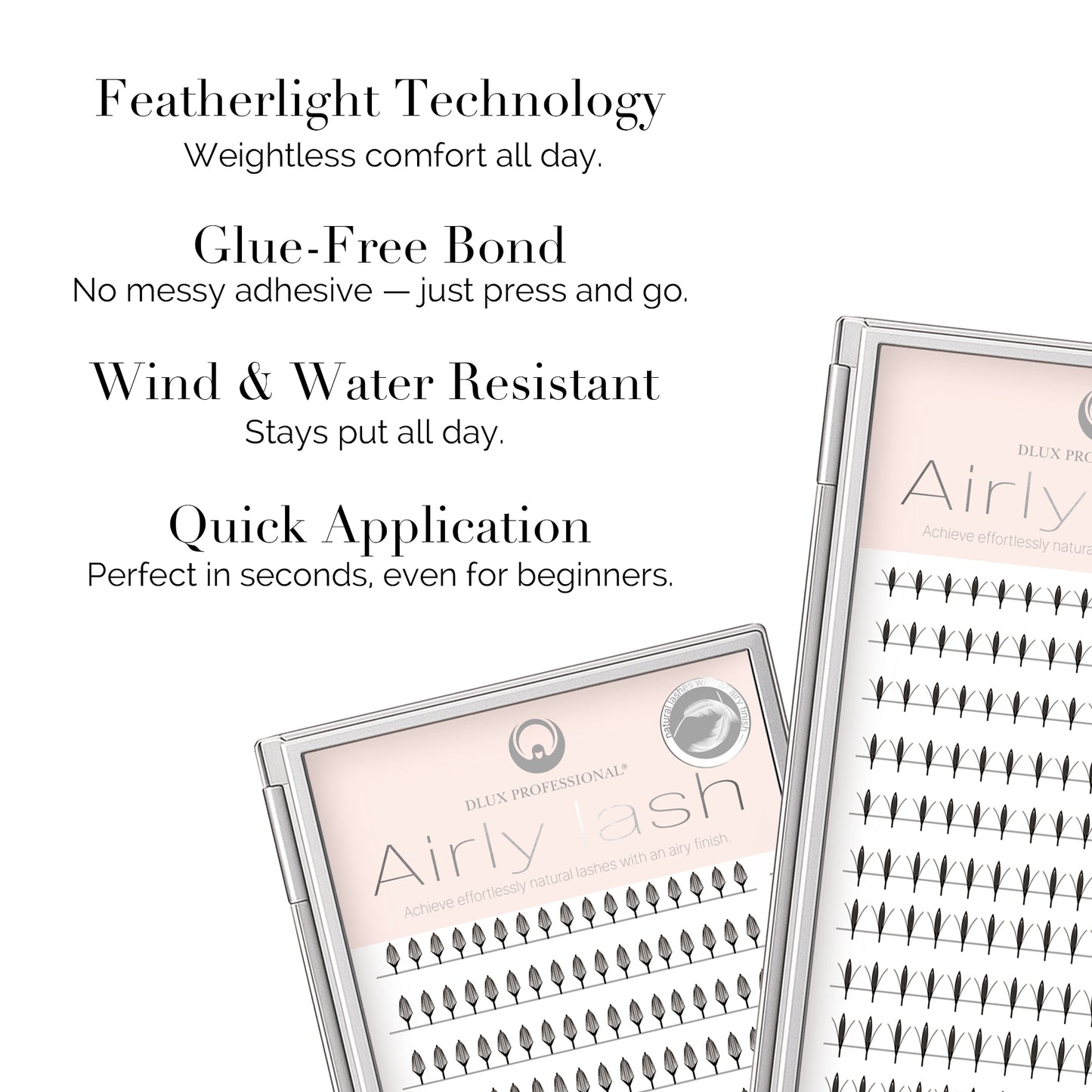 Airly Lash – PET Pre-Made Volume Fans (12 Lines)