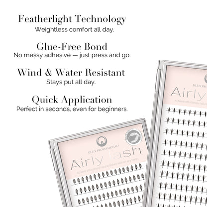 Airly Lash – PET Pre-Made Volume Fans (12 Lines)