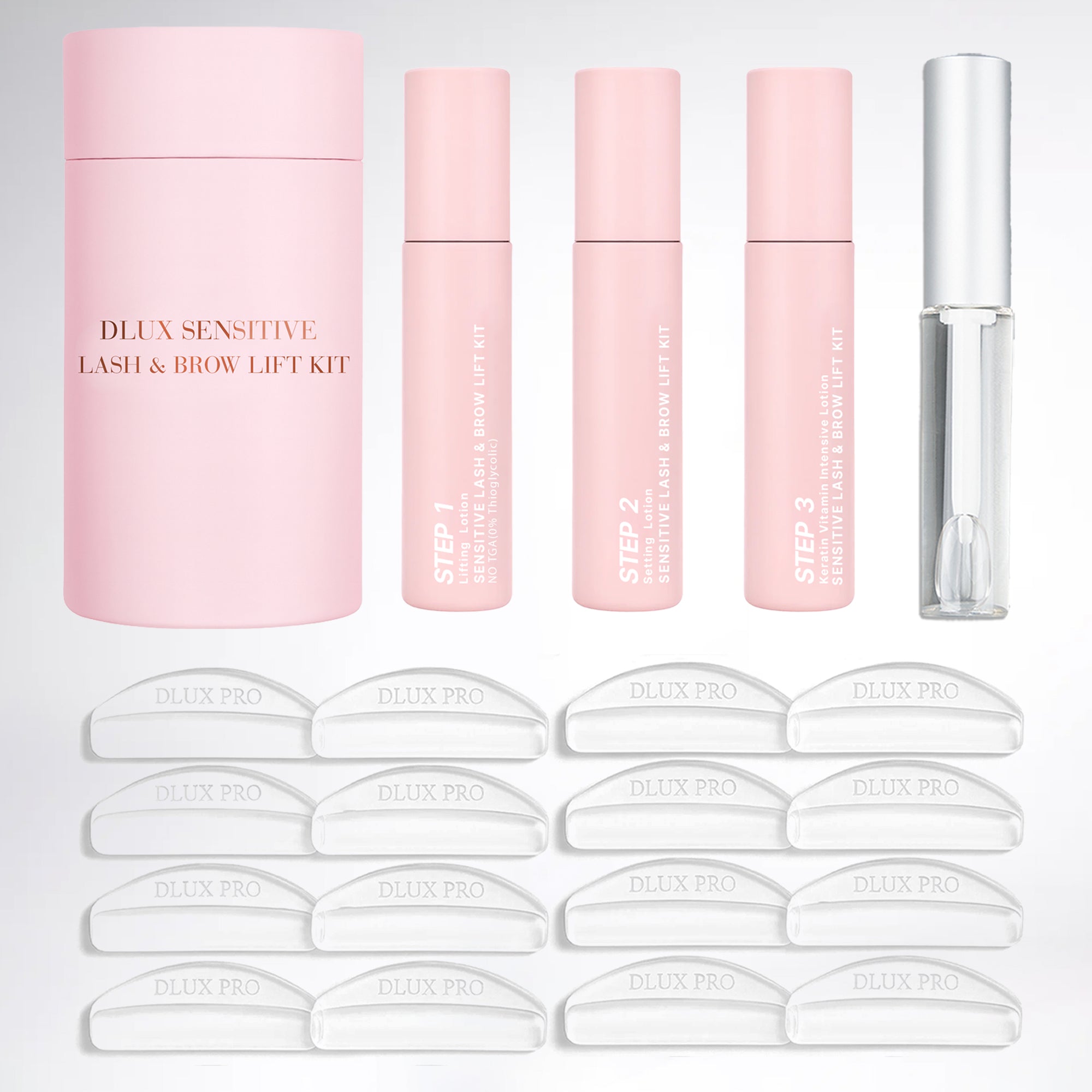 Korean Lash Lift Kit For Sensitive Eyes - Dlux Professional