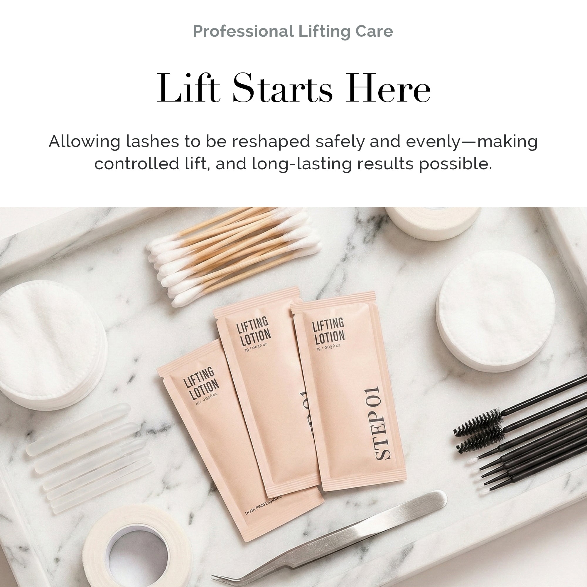 Korean Lash Lifting Lotion For Sensitive Eyes / 15 Sachets – Dlux