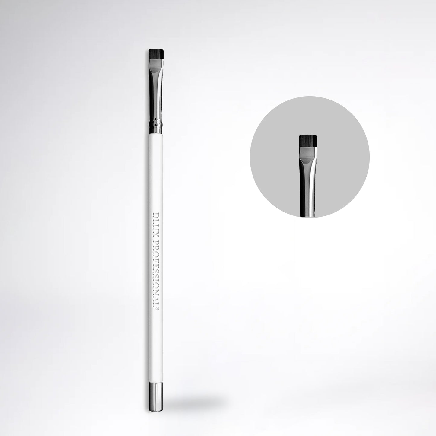 Professional Magnetic Brush No.4 - for Eyebrow Tint/Henna and White Paste Application / Straight Cut 6MM