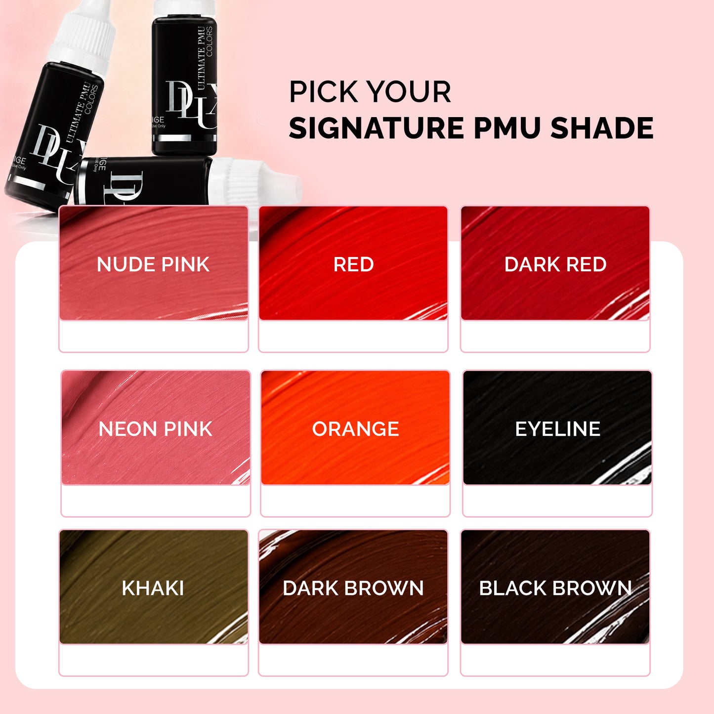 Ultimate PMU Colors (For Eyeliner : Eyeline)