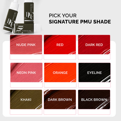 Ultimate PMU Colors (For Eyebrow : Khaki)