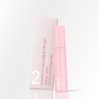 Senstive Lash and Brow Lamination Individual Lotions