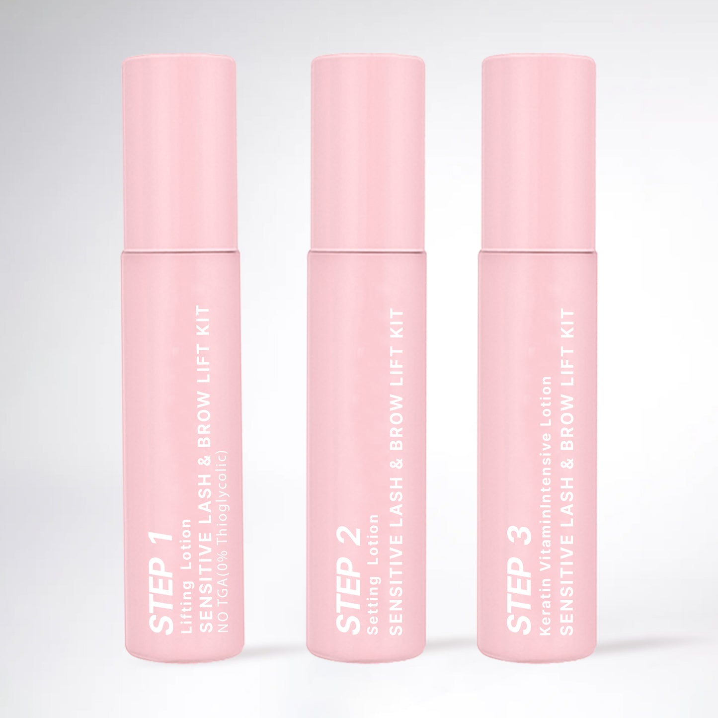 Korean Lash & Brow Kit Cysteamine Based Step 1 2 3