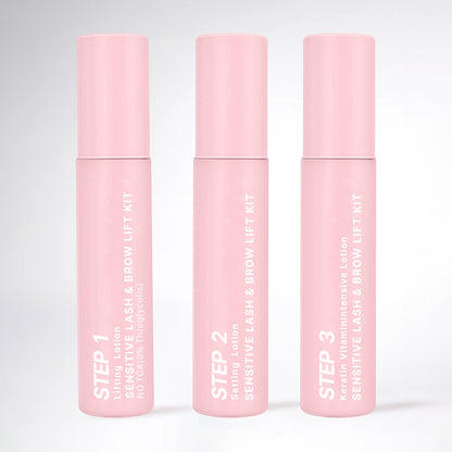 Korean Lash & Brow Kit Cysteamine Based Step 1 2 3