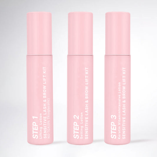 Korean Lash & Brow Kit Cysteamine Based Step 1 2 3