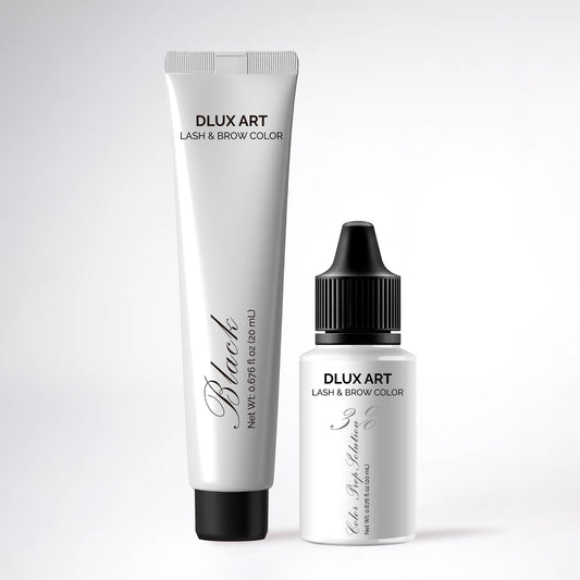 Korean Lash & Brow Black Tint & Lash Developer