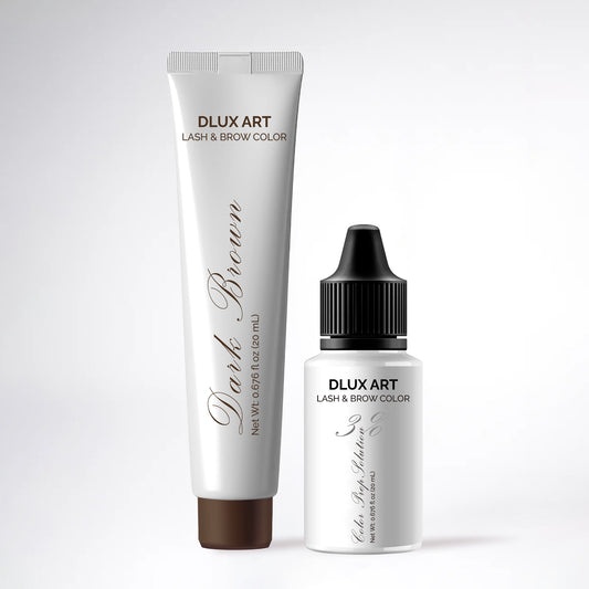 Korean Lash & Brow Dark Brown Tint & Lash Developer
