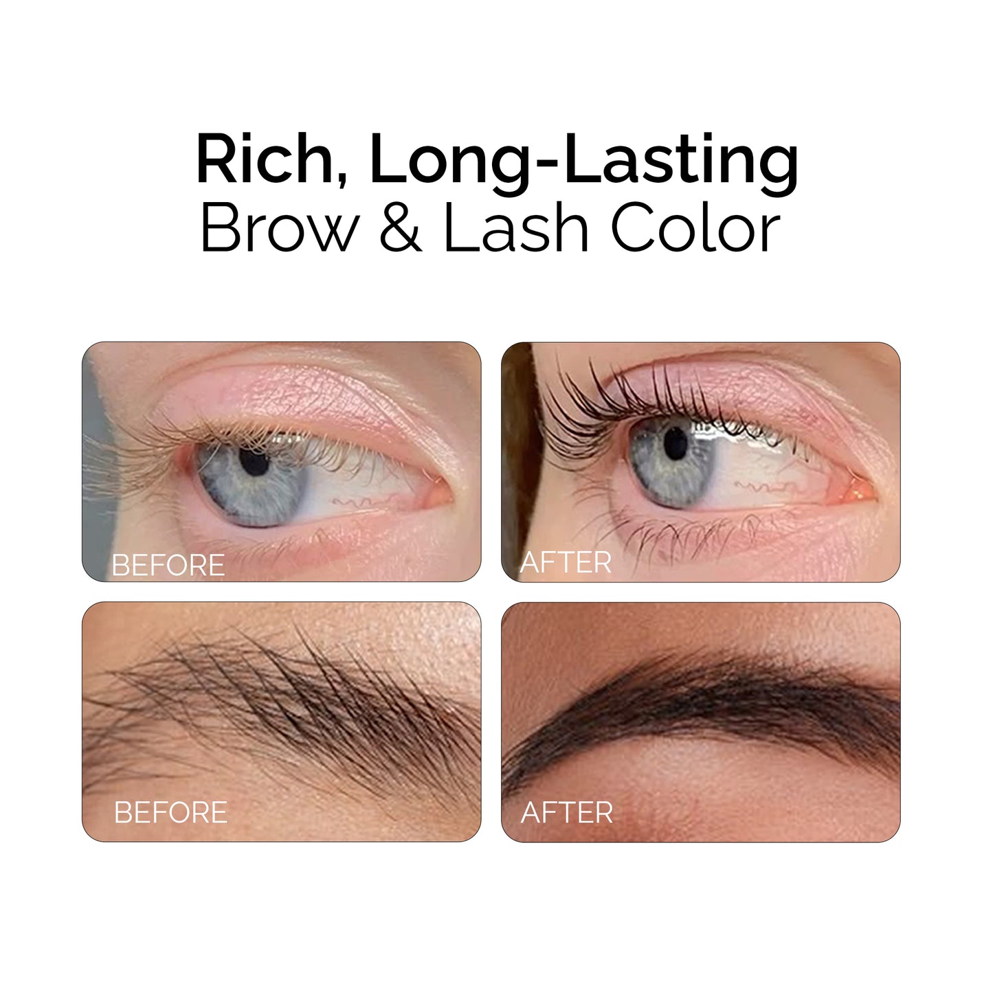 Korean Lash & Brow Black Tint Bundle with Magic essence