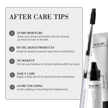 Korean Lash & Brow Black Tint Bundle with Magic essence