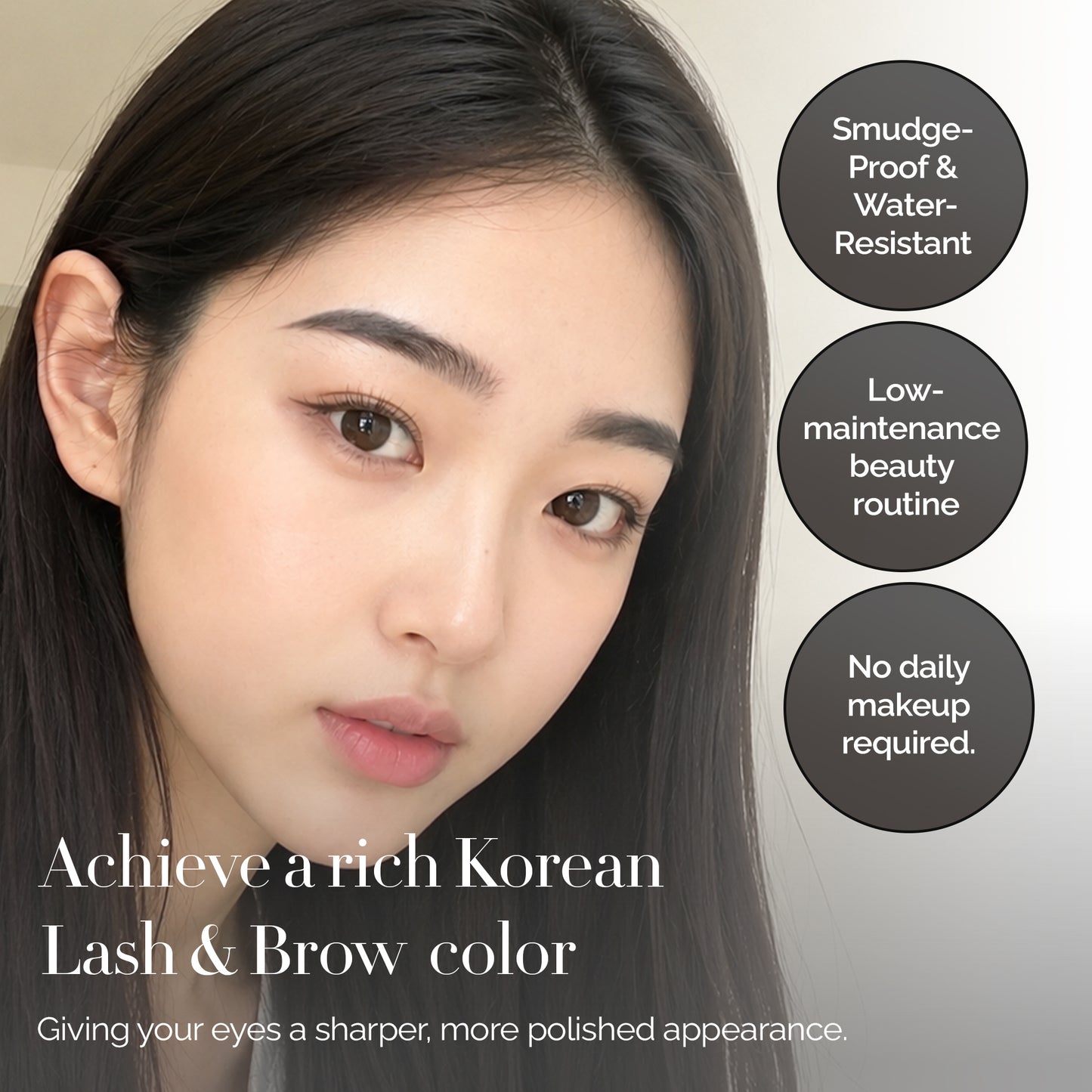Korean Lash & Brow Black Tint Bundle with Magic essence