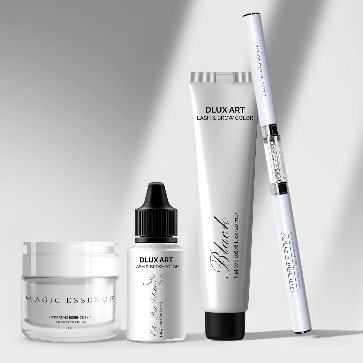 Korean Lash & Brow Black Tint Bundle with Magic essence
