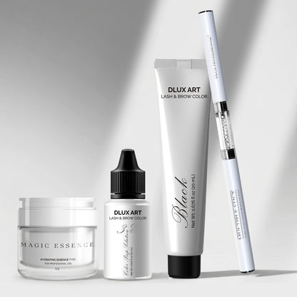 Korean Lash & Brow Black Tint Bundle with Magic essence